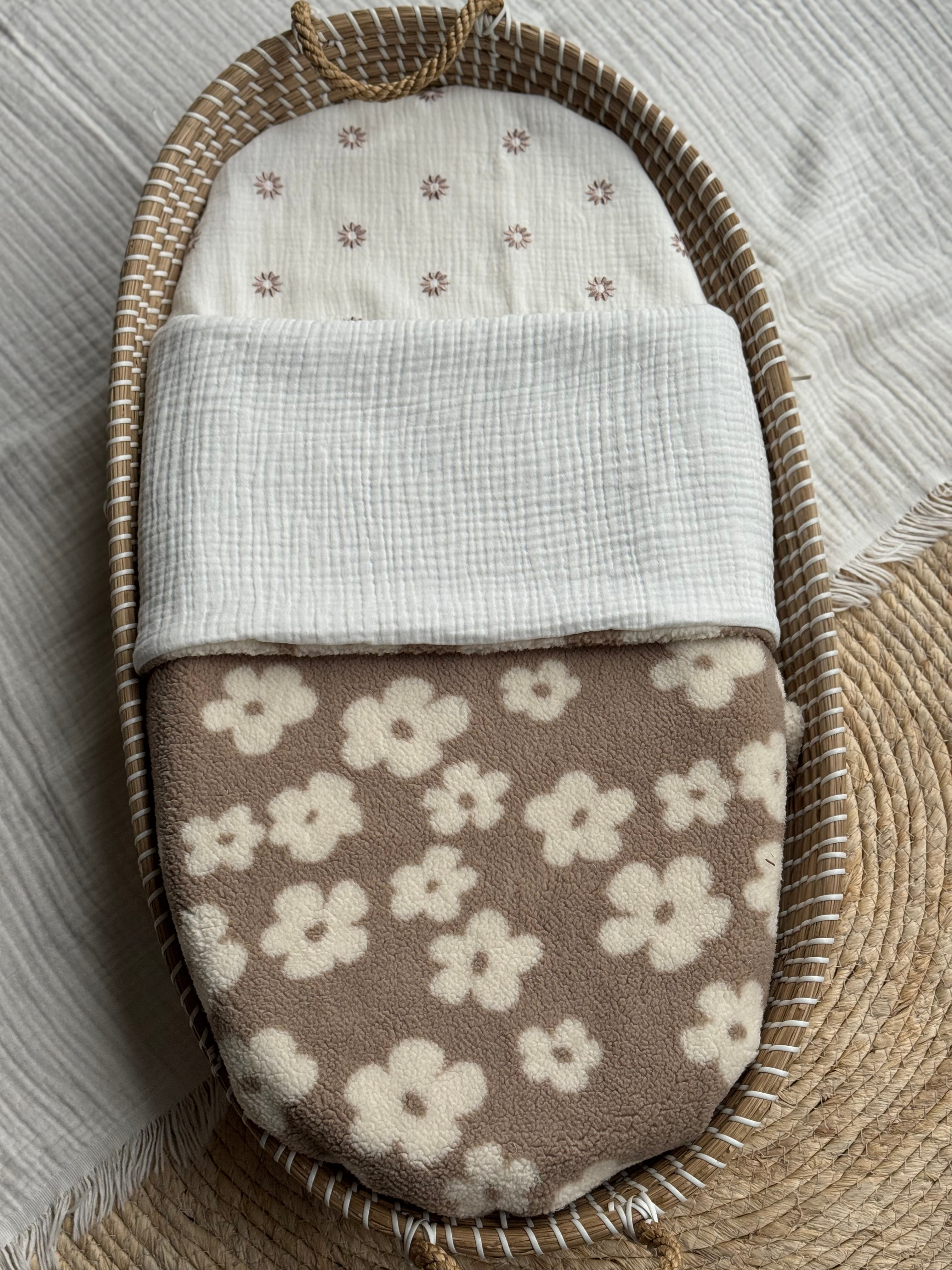 Wiegdeken Teddy Flower
