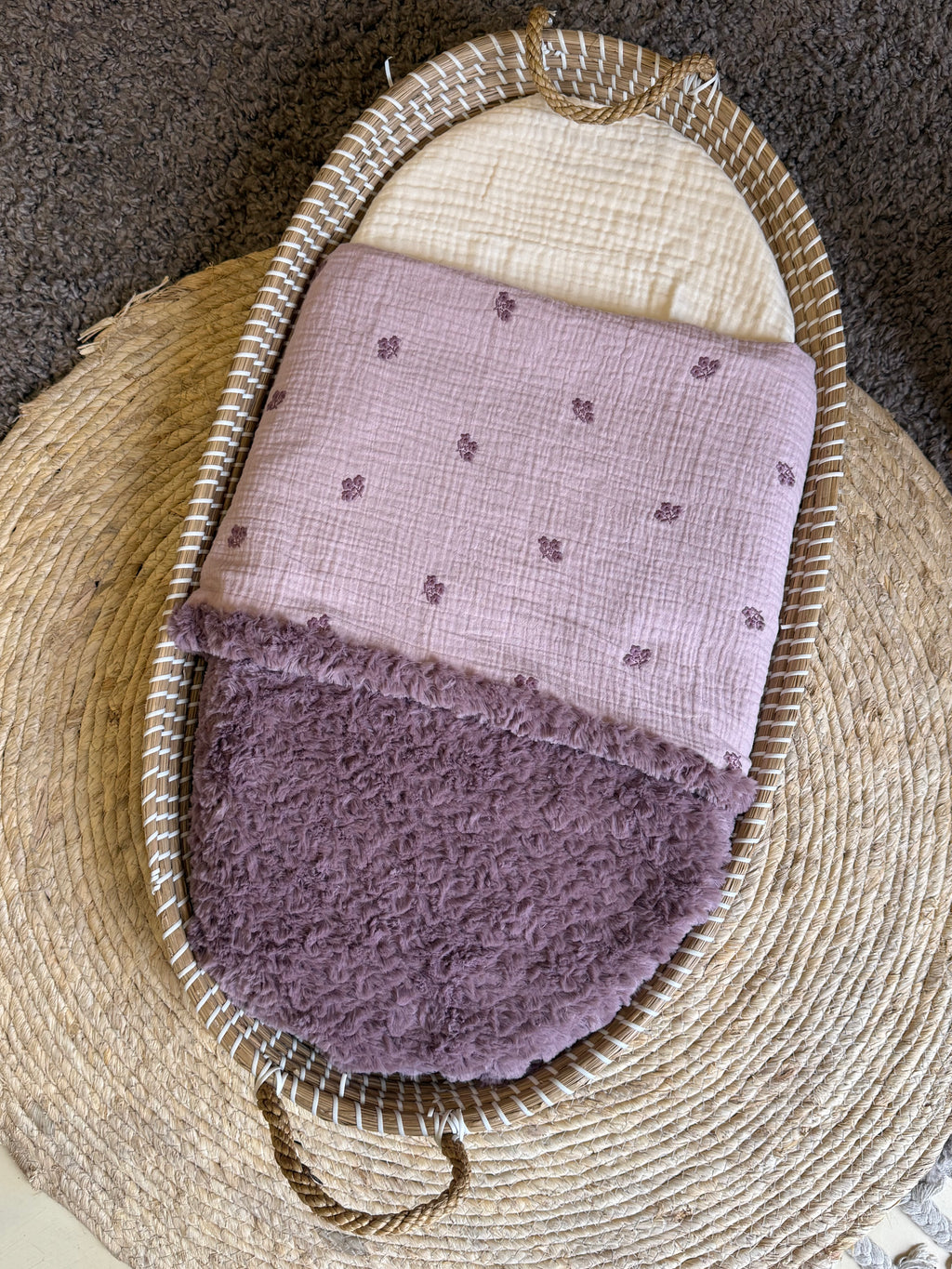 Wiegdeken Soft Purple