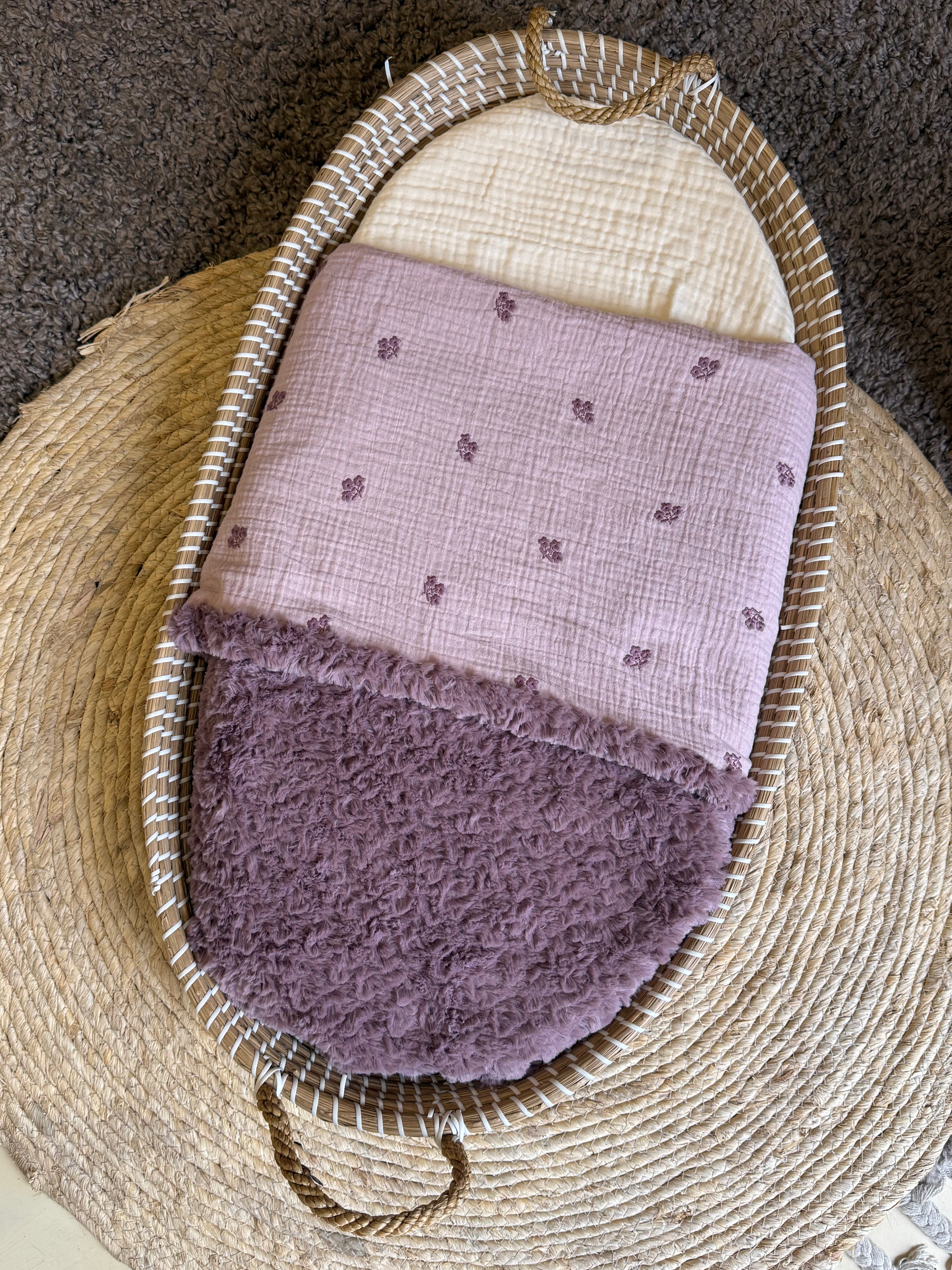 Wiegdeken Soft Purple
