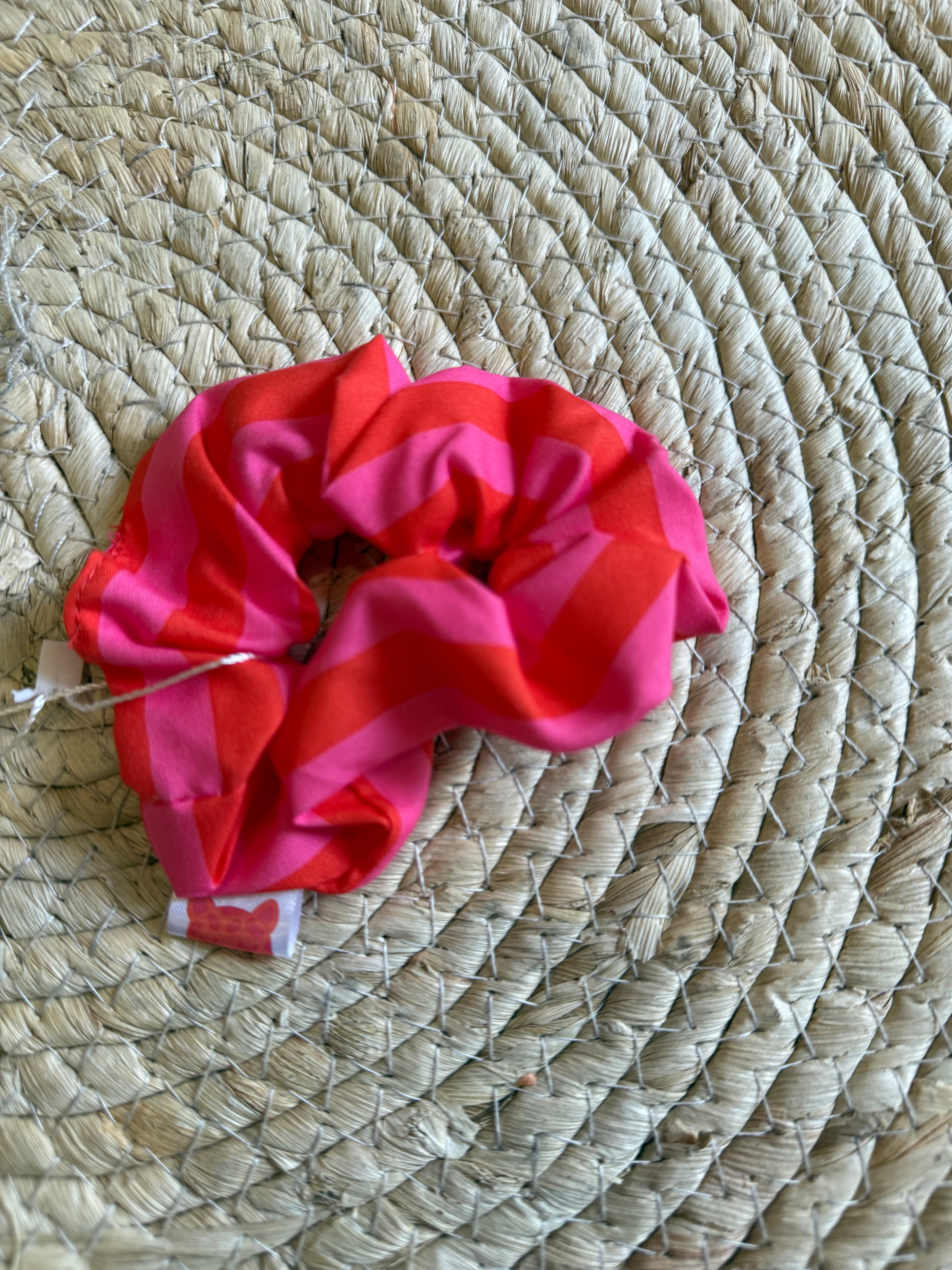 Scrunchie Pink Stripe